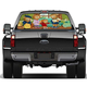 Illustration for article titled I Just Want To Know Who The Hell Is Buying These Truck Window Decals Of Pizza And Kid's Shows